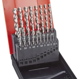 Zestaw wierteł krętych DIN338, HSSE, typ N TF 1,0-13,0mm, wymiar co 0,5mm, 25-częściowy Wyjątkowa oferta