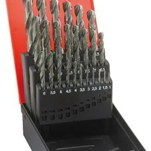 Zestaw wierteł krętych DIN338, szlifowane HSS, typ N, 1-10,5mm FORMAT Bestseller