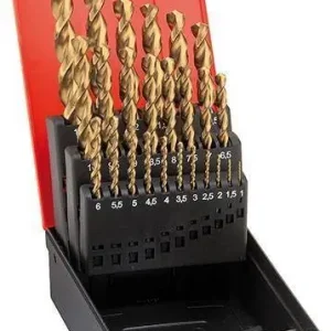 Zestaw wierteł krętych DIN338, szlifowane, typ FU HSSE TiN 1-10mm FORMAT Kup online