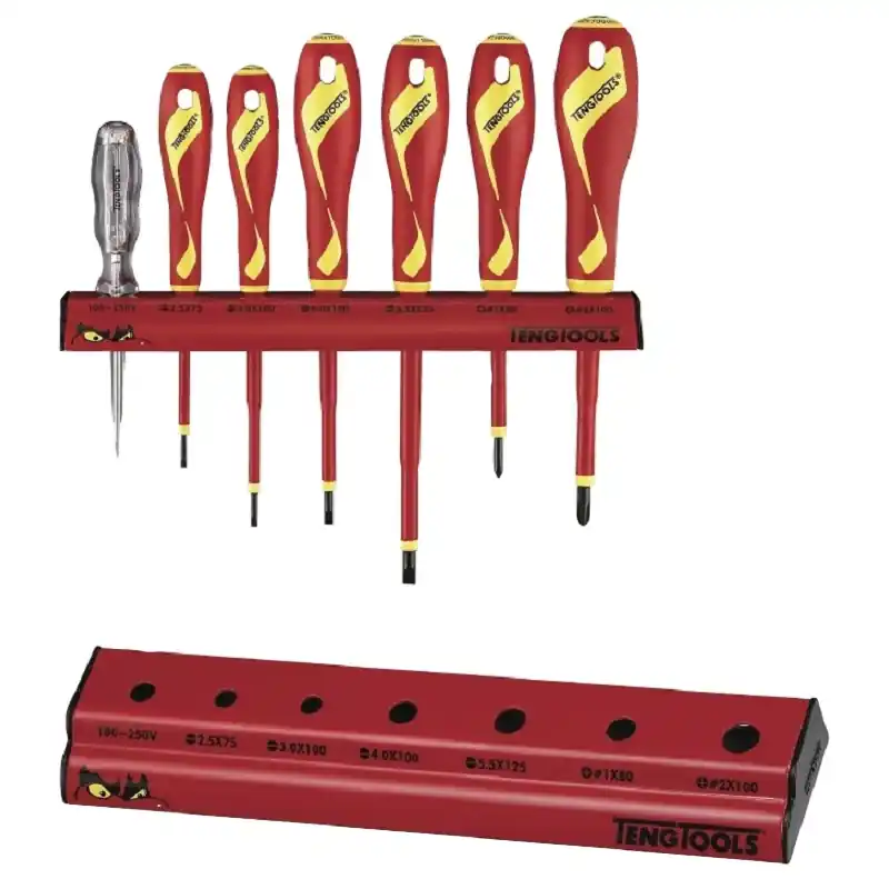 Rabat Zestaw wkrętaków 1000V wieszak WRMDV07N Teng Tools