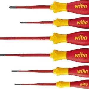 Bestseller Zestaw wkrętaków VDE slimdo śrub z rowkiem/PZ 6-częściowy Wiha