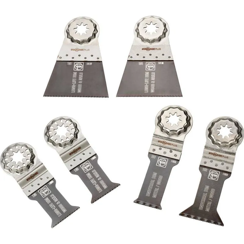 Ograniczona ilość Zestaw wyposażenia dodatkowego Multimaster do drewna i metalu Fein 6-częściowy StarlockPlus