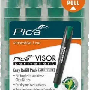 Zestaw zapasowych wkładówdo markera permanentnego VISOR, przemysłowego, kolor Darmowy zwrot