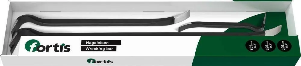 Zestaw łomów owalnych 3 część 320+620+935mm FORTIS Premium