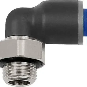 Zlacze srubowe wtykowe L Blaue Serie, obrotowe, G 3/8 zewn., Ø weza 8 RIEGLER Promocja