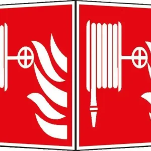 Znak ochrony przeciwpoz., alumin., "Waz gasn.", znak kat.,200x200mm Super okazja