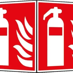 Dostępne od ręki Znak ochrony przeciwpoz., alumin., Gasnica,znak kat.150x150