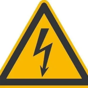 Znak ostrzeg., alum. 200mm "Ostrzez. przed napieciem elektr." Zamów dziś