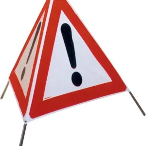 Znak składany typu 70 N, świecący w świetle dziennym/fluorescencyjny, 700 mm Ekspresowa dostawa