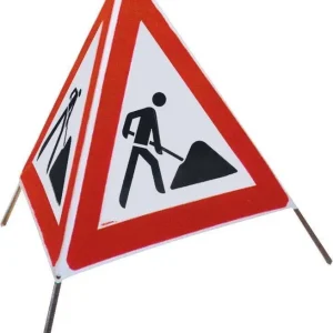 Znak składany typu 70 N, świecący w świetle dziennym/fluorescencyjny, 700 mm Wybór klientów