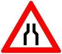 Znaki drogowe, trójkątne Bezpieczna płatność