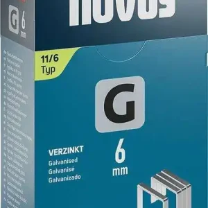 Wysoka jakość Zszywka z płaskiego drutuG Typ 11/6mm ST Klapp-FS Novus j.op. 5000 szt.