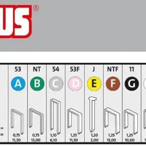 Popularny Zszywki typ G 11/6 NOVUS [5000 szt.]