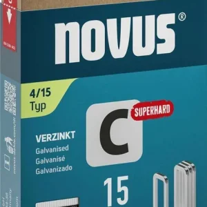 Taniej Zszywki wąskie C typ 4/15mm Novus 1000 szt. w j.op.