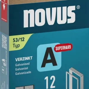 Zszywki z cienkiego drutuA Typ 53/12mm ST Novus 800 szt. w j.op. Tylko do końca tygodnia