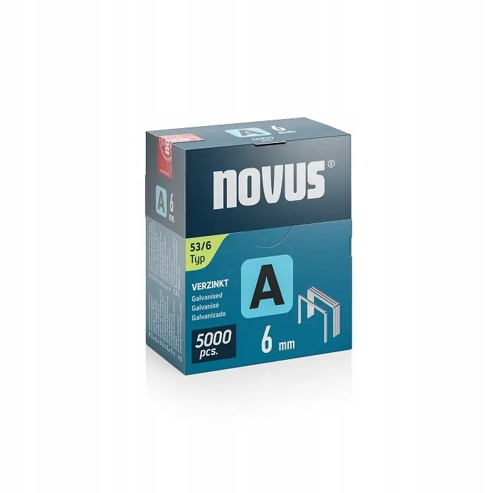 Zszywki z cienkiego drutuA Typ 53/6mm ST Klapp-FS N 5000 szt. w j.op. Dostępne od ręki