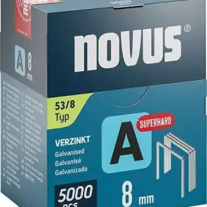 Zszywki z cienkiego drutuA Typ 53/8mm ST Novus 5000 szt. w j.op. Ekspresowa dostawa