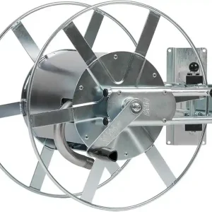 Zwijacz Ścienny na WążALBA STATUS SERIA III Ogrodowy Bęben Ruchomy Premium