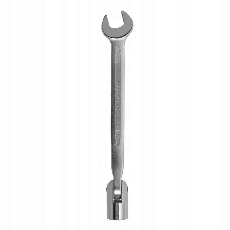 Wysoka jakość KLUCZ PŁASKO-NASADOWY Z PRZEGUBEM 17MM CV PROLINE