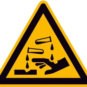 "Ostrzez. p. subst. zracymi" folia PVC, samoprzyl. Wysoka jakość