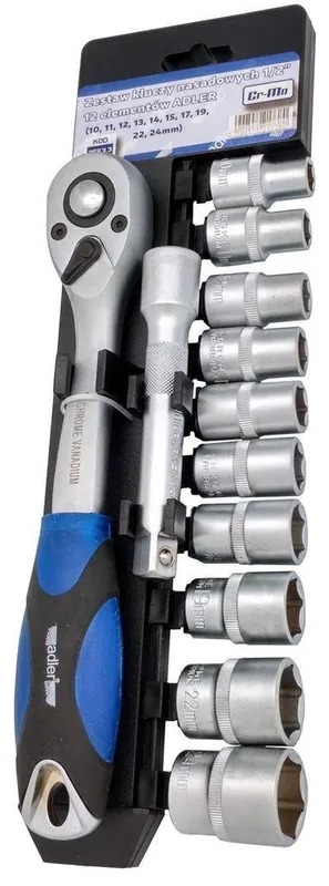 Szybka dostawa ADLER ZESTAW KLUCZY NASADOWYCH 1/2" 12EL CrV