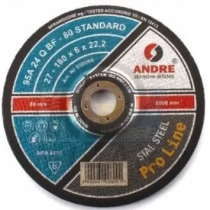 ANDRE Tarcza 180x10x22 do Metalu Ostatnie sztuki