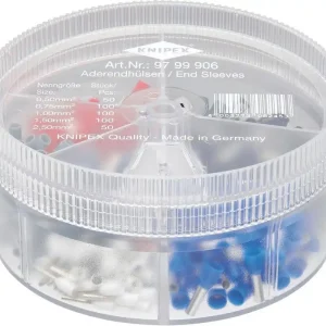 Asortyment tulejek kabl. 0,5-2,5qmm KNIPEX Ograniczona ilość