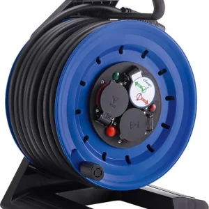 Bęben kablowy z pełnego tworzywa 30m wtyczka typuE H07RN-F 3G2,5 Dodaj do koszyka