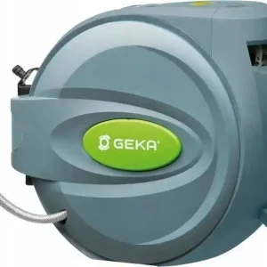 Bęben na Wąż Ogrodowy 25+2m Zwijacz na Ścianę Geka Premium