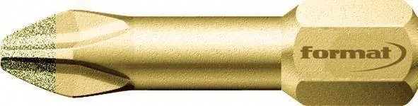Bit Diamant 1/4" DIN3126C6,3 PH2x25mm FORMAT Premium