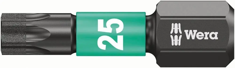 Bit do śrub z gniazdem TORX® 1/4", według DIN 3126 C 6,3 Impaktor Wera Premium