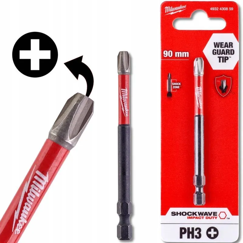 Zniżka Bit udarowy Milwaukee Shockwave 4932430859 90mm