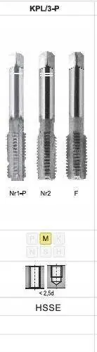 Promocja Gwintownik ręczny M3 DIN-352 HSSE M ~3P Fanar