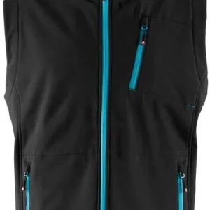Popularny Kamizelka meska 24 FORTIS, czarny/turkusowy, rozm.XL