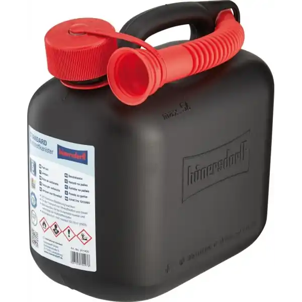 Hit sprzedaży Kanister paliwowy z polietylenu (HDPE) 5l Hunersdorff
