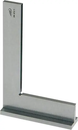 Kątownik ze stopką DIN875/IB 100x70mm,ze stali nierdzewnej HP Ekspresowa dostawa