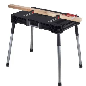 Zamów teraz Keter Jobmade stół warsztatowy przenośny 88x55,4x11,2 cm składany trwały
