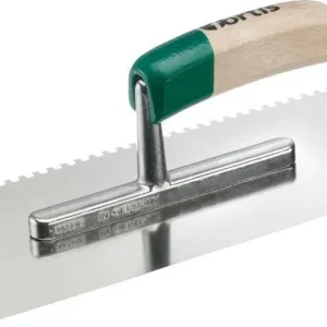 Kielnia wygladzajaca krawedzie zabkowane nierdzewna 280x130mm 4x 4mm FORTIS Wybór klientów