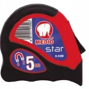 Kieszonkowa Miara Zwijana 5m 19mm Magnetyczna Obniżka ceny