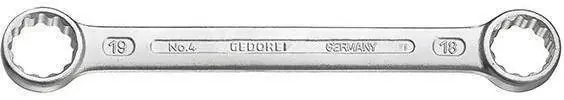 Do wyczerpania zapasów Klucz oczkowy, dwustronnyDIN837B 18x19mm GEDORE