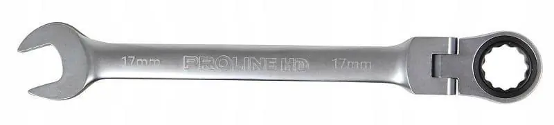 Klucz płasko-oczkowy12 z grzechotką przegub PROLINE 35452 Premium