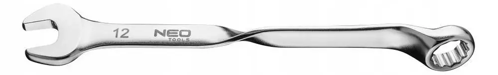 Cena promocyjna Klucz płasko-oczkowy skręcony 90° 12 mm NEO Tools