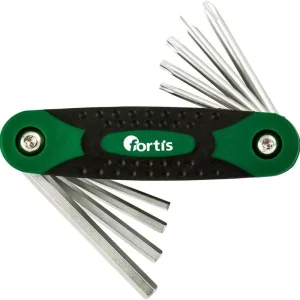 Szybka wysyłka Klucze trzpieniowe w uchwycie scyzorykowym 9-czesc. mieszany FORTIS