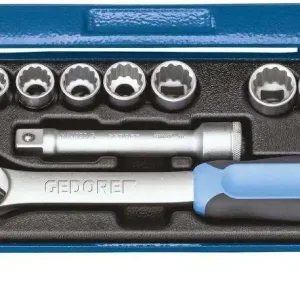 Ekspresowa dostawa Komplet kluczy 13-częściowy D19 KMU-20 nasadowych 1/2" Gedore