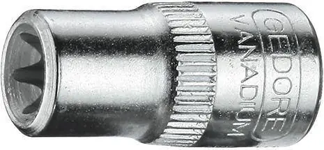 Darmowy zwrot Konc.wymien.klucza nasad.1/4" do śrub z lbem Torx 7x25mm GEDORE