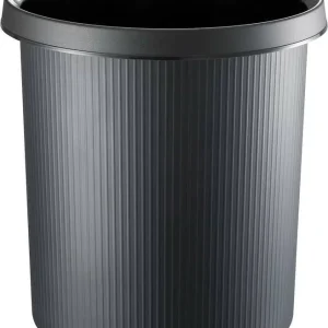 Nowość Kosz na papier 18l, 320 mm, czarny