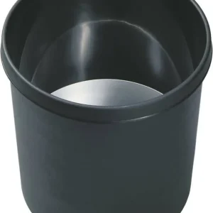 Kosz na papier 18l, czarny, trudnopalny Nowy