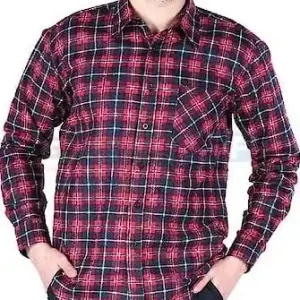 Darmowy zwrot Koszula Flanelowa Robocza Bawełna w kratę 4XL Reis