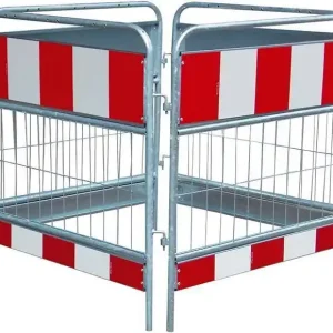 Bezpieczne zakupy Krata ochronna do studzienek, 2-częściowa