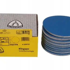Rabat Krążek ścierny na rzep Klingspor P100 gr.100 PS 21 FK 125mm